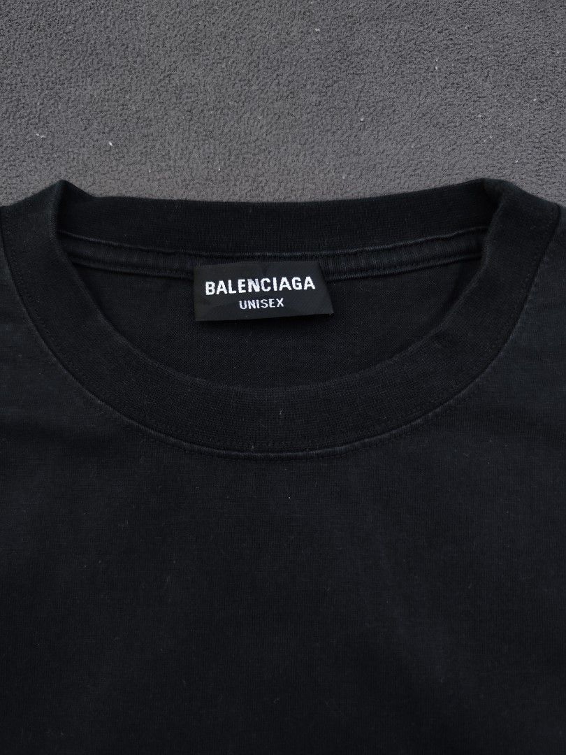 Balenciaga Slime Crewneck Tee (Category: Luxury Apparel) located in Bulacan. Submitted by emilj23 (Listing ID 1469430168, Image 3). Description: Balenciaga Slime Crewneck Tee Size XS on tag L 27 W 20 Condition 9.5/10 Color rate 9.5/10 No Issue.
