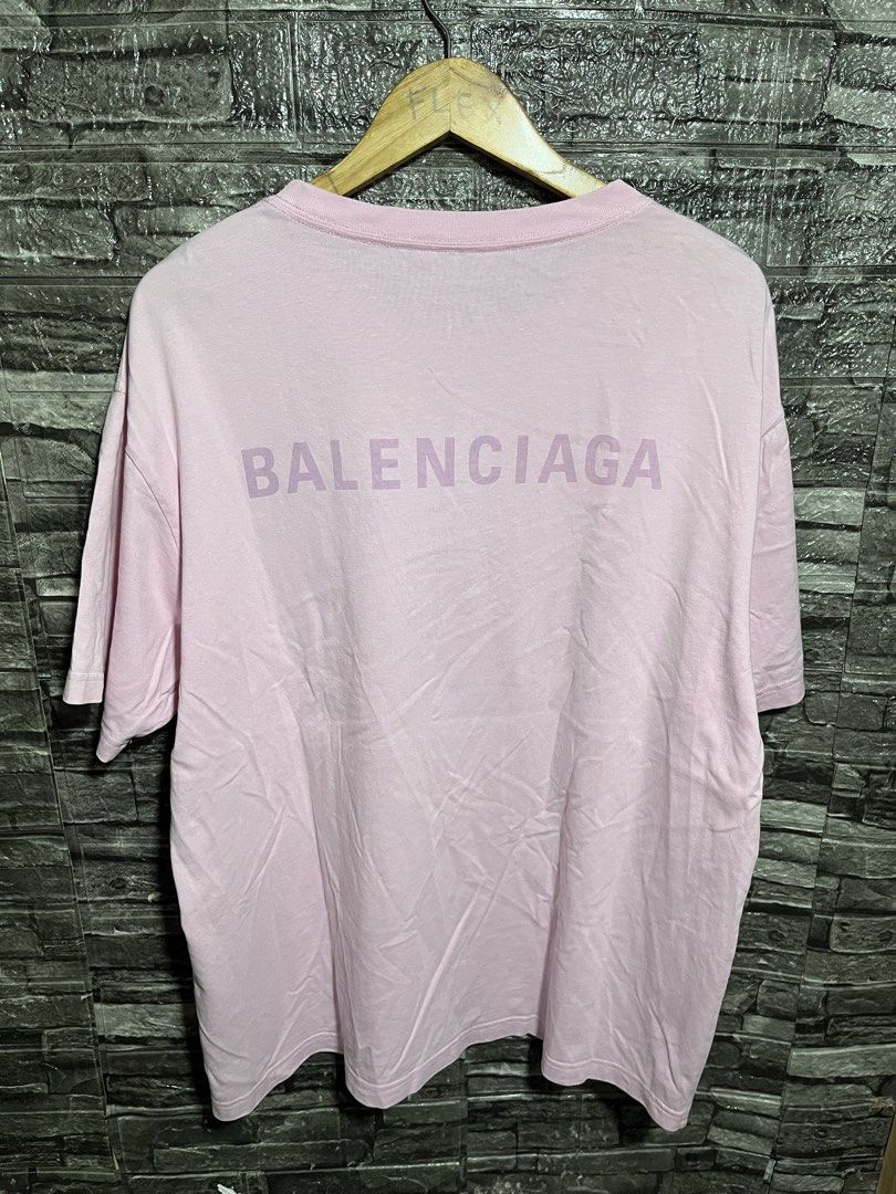 Balenciaga Spell Out Shirt (Category: Luxury Apparel) located in Manila. Submitted by flex_curation (Listing ID 1469443505, Image 3). Description: 24x28 HAVE YELLOW STAIN OVERALL IN VERY GOOD CONDITION BACOOR CAVITE LOC.