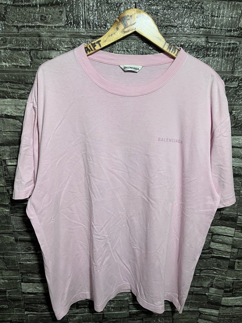 Balenciaga Spell Out Shirt (Category: Luxury Apparel) located in Manila. Submitted by flex_curation (Listing ID 1469443505, Image 1). Description: 24x28 HAVE YELLOW STAIN OVERALL IN VERY GOOD CONDITION BACOOR CAVITE LOC.
