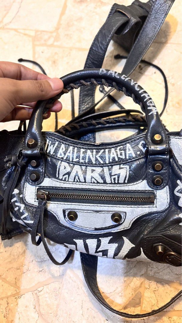 balenciga graffiti mini size (Category: Activewear) located in Manila. Submitted by ma_lux (Listing ID 1469420931, Image 3). Description: Authentic nego for sure buyer complete.