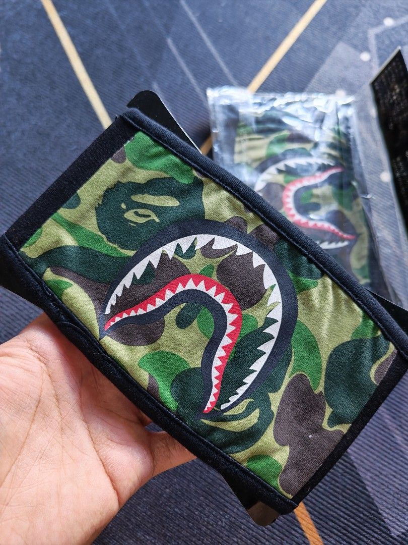 Bape 1st camo shark facemask (Category: Handkerchief & Pocket Squares) located in Baguio. Submitted by used_clothing2600 (Listing ID 1469433639, Image 3). Description: Bape 1st camo shark facemask brandnew 950 each.
