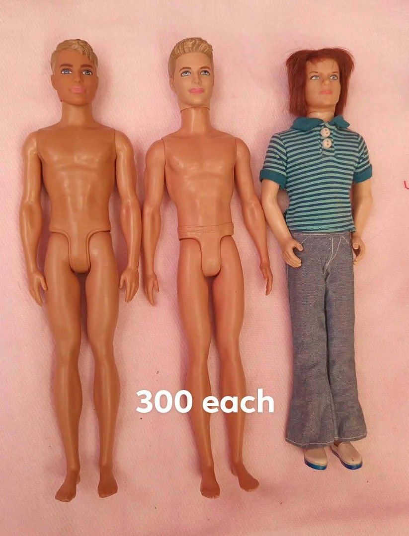 Barbie and Ken Dolls Assorted Lot (Category: Kids Toys) located in Manila. Submitted by kryssssyy (Listing ID 1469569677, Image 3). Description: - Preloved Barbie and Ken dolls available individually - Price range: ₱70 to ₱700 (prices marked in photos) - Variety of styles, colors, and hair lengths - Condition note: Some dolls have minor flaws such as yellowing legs, chest discoloration, or trimmed hair - Ideal for customizers, collectors, and pla