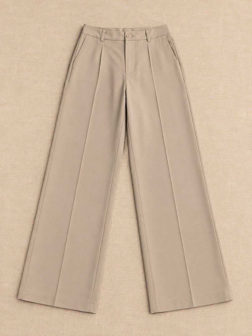 Beige Wide-Leg Slacks (Category: Other Bottoms) located in Manila. Submitted by lexiandco.ph (Listing ID 1469401417, Image 1). Description: .