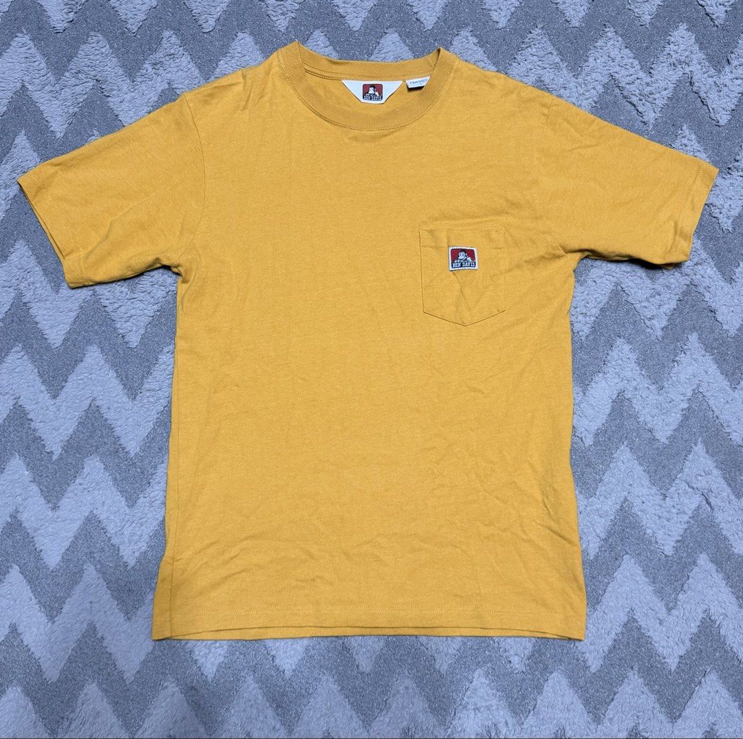 Ben Davis - Mustard Yellow Patch Logo Pocket tee (Category: Tshirts & Polo Shirts ) located in Cavite. Submitted by commoncourtesy (Listing ID 1469421760, Image 1). Description: Size Large.