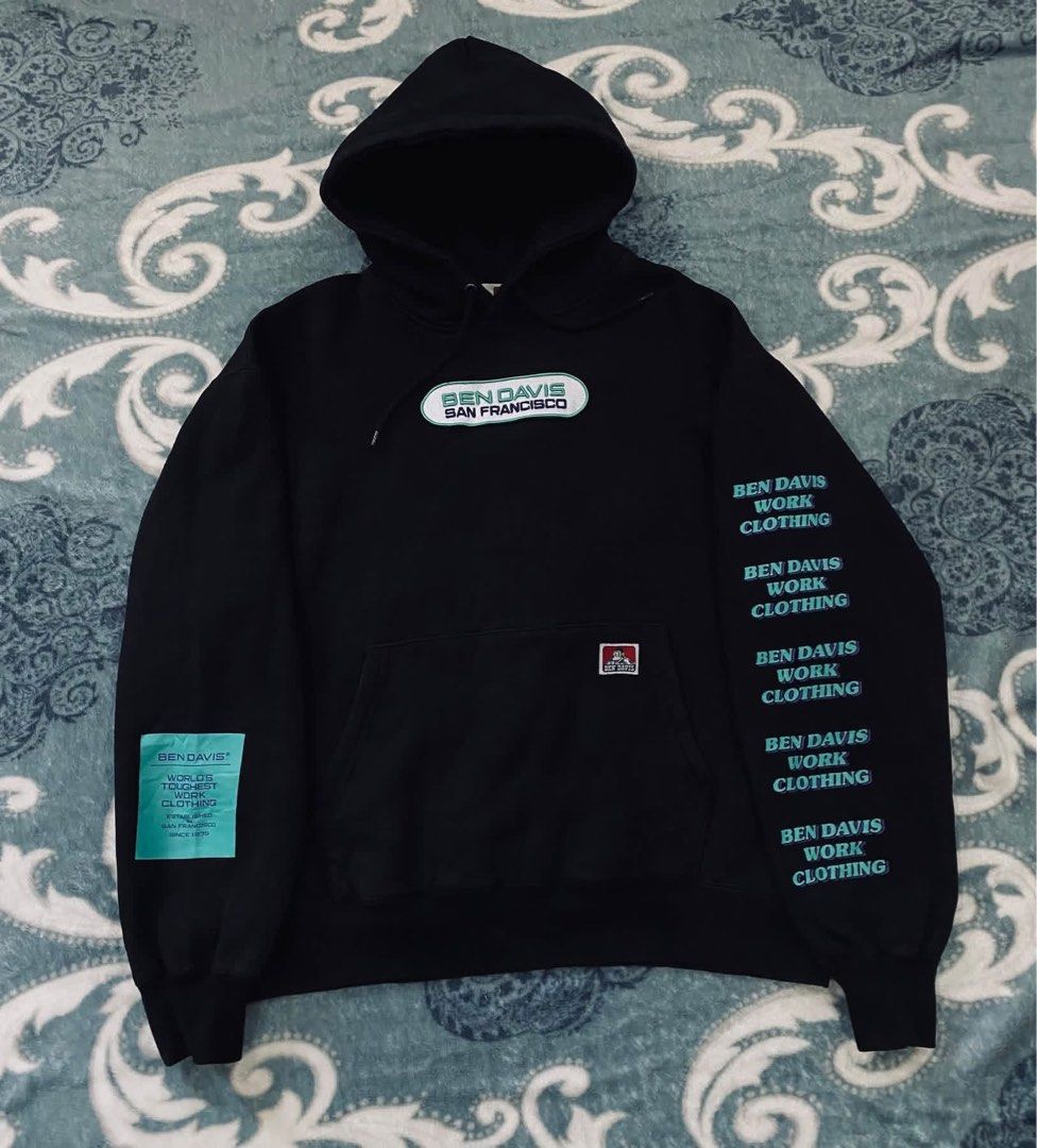 Ben Davis Pull Over Hoodie Jacket (Category: Coats, Jackets and Outerwear) located in Digos. Submitted by zhanderapp47607 (Listing ID 1469496115, Image 1). Description: Ben Davis Pull Over Hoodie Jacket Size large tag Dimension 24x29 Excellent condition Colorate 9.5/10 No issue .