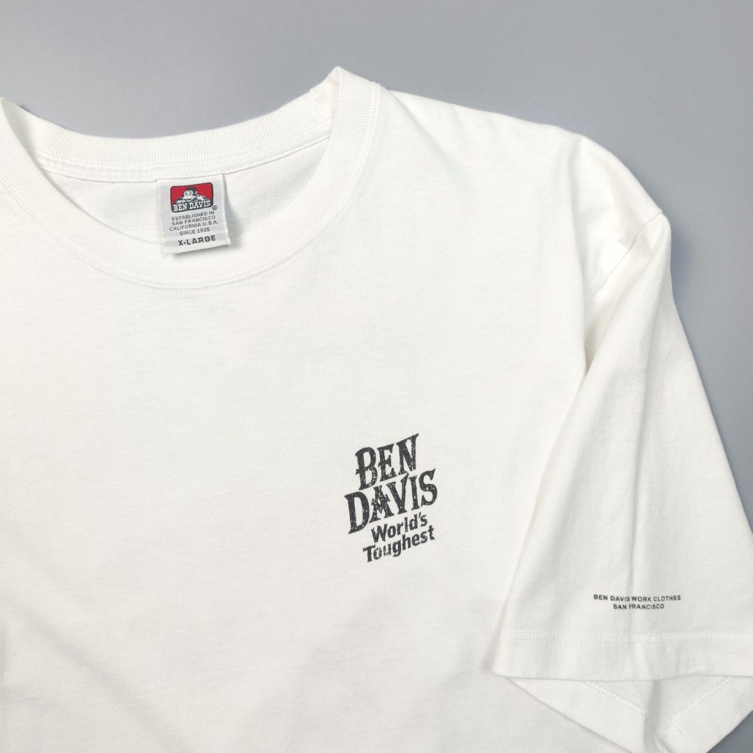 BEN DAVIS T-SHIRT (Category: Tshirts & Polo Shirts ) located in Baguio. Submitted by nikholeisshop29 (Listing ID 1469553875, Image 3). Description: BEN DAVIS T-SHIRT 1,000 + SF XL on tag L:28 | W:23 Excellent condition Color rate:10/10.