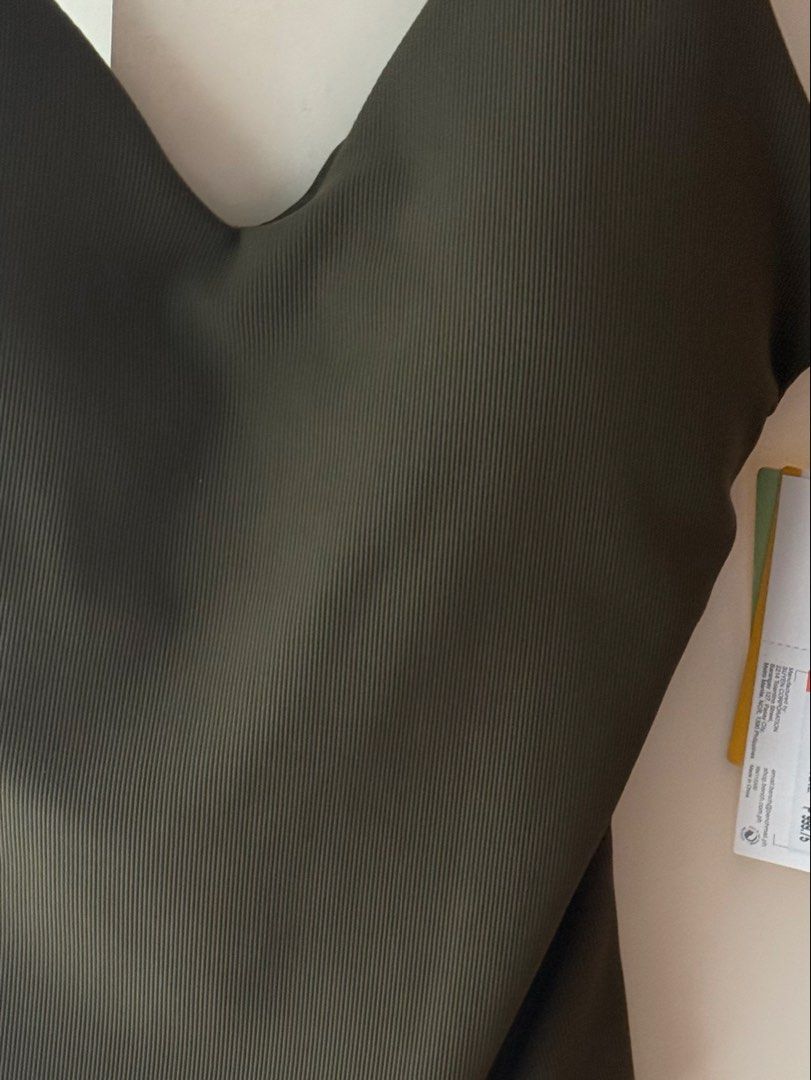 Bench Olive Green One-Piece Swimsuit (L) (Category: Bikinis & Swimsuits) located in Pasay City. Submitted by andreaflo (Listing ID 1469036940, Image 2). Description: 🫒 Bench Swim 🫒 One-piece swimsuit with V-neckline and adjustable straps 🫒 Olive green 🫒 Ribbed texture (super flattering!!) 🫒 Size: L (see size chart) 🫒 Brand new with original tags attached, never worn 🫒 BOUGHT FOR 999; selling at discounted price .