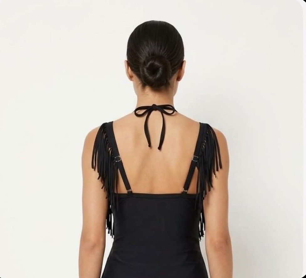Black Bathing Suit for Women (Category: Activewear) located in Las Pinas. Submitted by apples_here (Listing ID 1469535527, Image 2). Description: New With adjustable shoulder straps With cycling shorts.