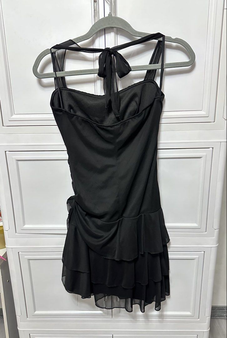 Black Dress (Category: Dresses) located in Quezon City. Submitted by jeydeegmr (Listing ID 1469453979, Image 3). Description: Size medium on tag but can fit to xs-small Bought it in europe.