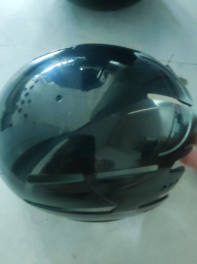 Black Protective Helmet Liner with Tread Pattern Padding (Category: Caps & Hats) located in Pasay City. Submitted by wizemindz138970 (Listing ID 1469426185, Image 2). Description: - Hard plastic outer shell for reliable protection - Molded interior padding with textured tread for grip and comfort - Adjustable side straps for a secure fit - Built-in ventilation slots to keep you cool - Glossy finish with a clean surface fits inside any baseball ca