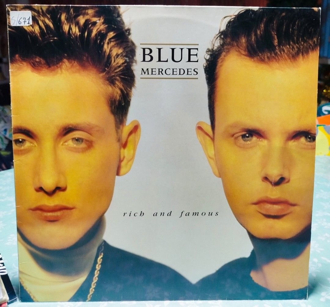 Blue Mercedes - Rich & Famous (Category: Vinyls) located in San Juan City. Submitted by rjvs1216 (Listing ID 1469489457, Image 1). Description: Blue Mercedes Rich & Famous Vinyl Record Price 1000.