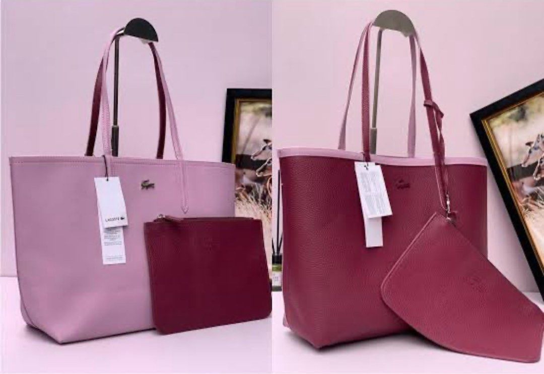 Bnew Lacoste Reversible Totebag (Category: Tote Bags) located in Makati City. Submitted by kleanupcloset (Listing ID 1469419554, Image 2). Description: .