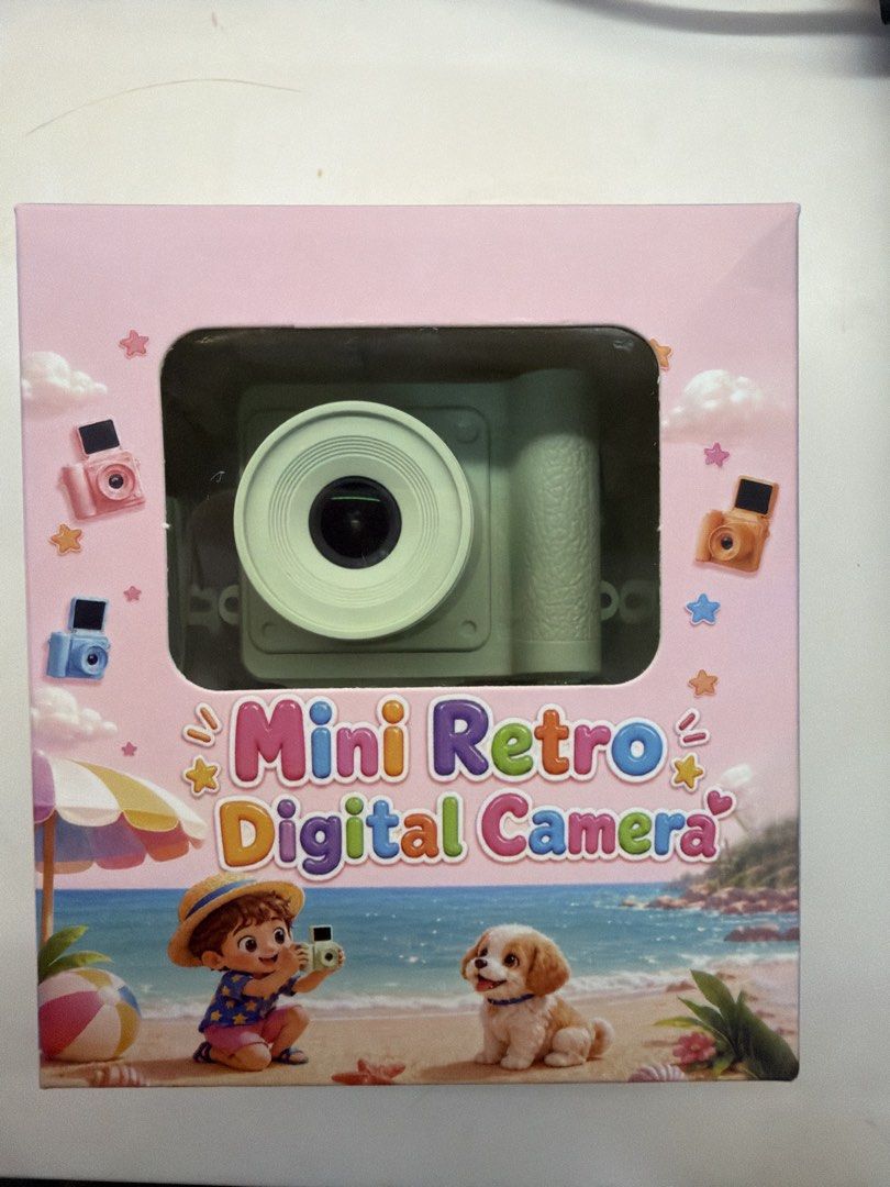Borme Mini Retro Digital Camera XQ15 Green (Category: Cameras) located in Manila. Submitted by genyfurrose (Listing ID 1469500696, Image 1). Description: - Model: Borme XQ15 Mini Retro Digital Camera (Green, Boxed) - Screen: 180-degree flip screen for easy framing and selfies - Quality: Up to 46MP photos and 1080P video recording - Features: Built-in HDR and creative filters - Storage & Power: microSD card support and rechargeable battery include