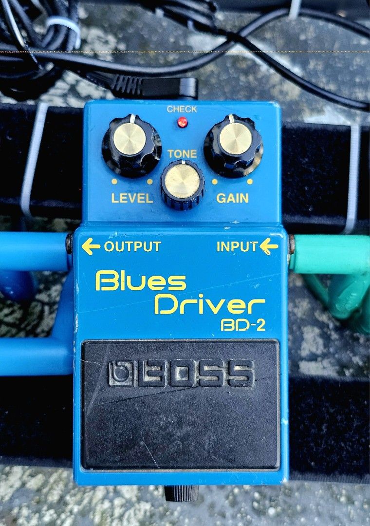 Boss BD-2 Blues Driver Overdrive Pedal (Category: Musical Instruments) located in Manila. Submitted by awadennver (Listing ID 1469406245, Image 1). Description: Original Boss BD-2 Blues Driver for ₱4200 💙 📍 Tagaytay City/Cavite (For pickup or Lalamove: at buyer's expense) •Iconic, high-demand amp-like overdrive pedal used by top artists worldwide. •All-analog discrete circuitry for natural tube-like response, warm crunch, and expressive dynamic
