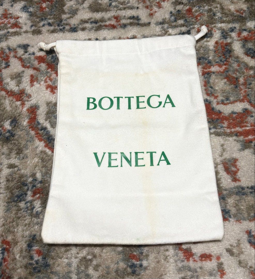 Bottega Veneta Dustbag (Category: Luxury Bags & Wallets) located in Manila. Submitted by nikashoppe (Listing ID 1469528537, Image 1). Description: bottega veneta dustbag - for wallets - has minimal stains (can be removed) - dm for more photos.