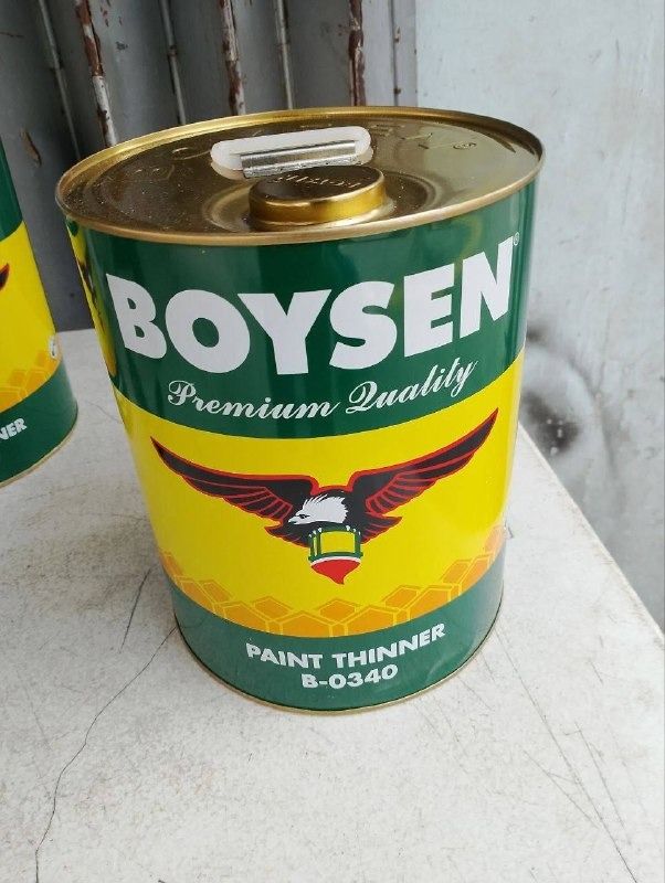 Boysen Paint Thinner Specs: 4L (Category: Everything Else Others) located in Manila. Submitted by 09171479278_elsie. (Listing ID 1469397527, Image 1). Description: Boysen Paint Thinner Specs: 4L.