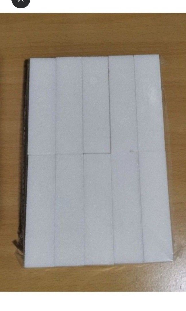 Brand new Good Quality Nail buffer (Category: Hands & Nails) located in Quezon City. Submitted by chicblvd100 (Listing ID 1469478425, Image 1). Description: Good quality Nail buffer. 10 pcs per pack. 3 packs available for P180. P25 per pc. Payment via gcash. Shipping via sdd..
