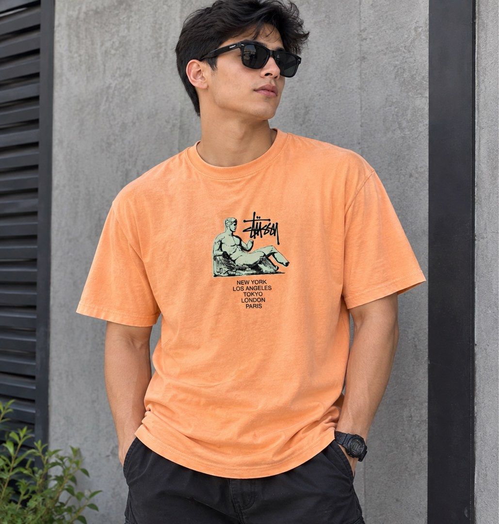 BRANDNEW STUSSY DIONYSOS TEE (Category: Activewear) located in Bacolod City. Submitted by maryrose18.fox (Listing ID 1469442512, Image 1). Description: Stussy Dionysos tee Size med on tag 21.5w 31L Brandnew Condition w/ hangtag No issue 📩📩📩📩 Shipping via J&T Bacolod city negros occidental.