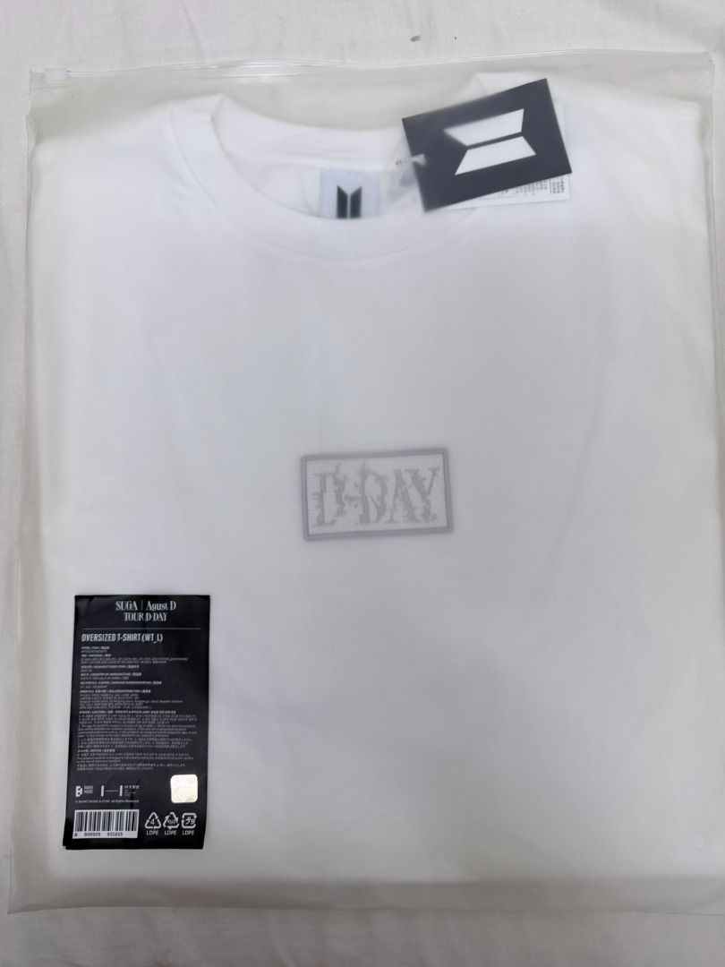BTS SUGA AGUST D DAY TOUR (Category: K-Wave Merchandise) located in Manila. Submitted by Kpopatmnl (Listing ID 1469515789, Image 1). Description: ON HAND BRAND NEW SIZE: LARGE OVERSIZE + LSF.