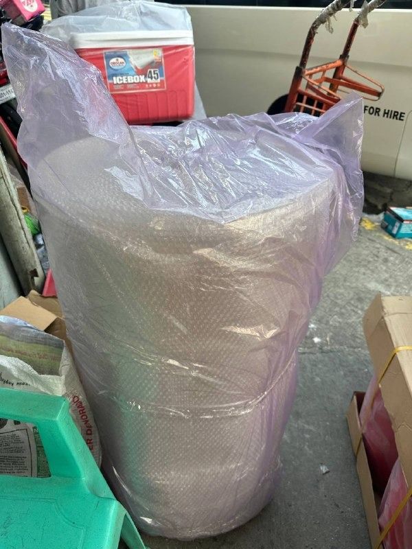 Bubble Wrap Specs: White, 1m x 100mtrs (Category: Everything Else Others) located in Manila. Submitted by 09171479278_elsie. (Listing ID 1469397650, Image 1). Description: Bubble Wrap Specs: White, 1m x 100mtrs.