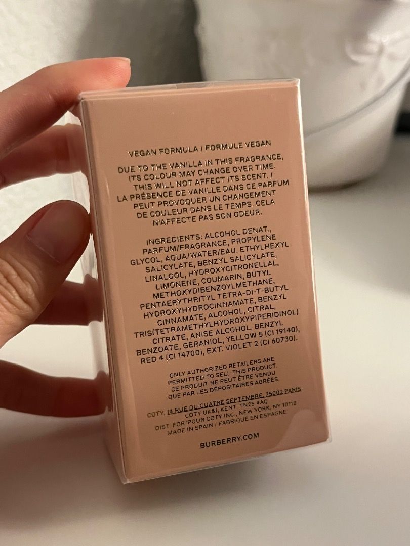 Burberry Goddess Eau de Parfum 30ml (Category: Fragrance & Deodorants) located in Santa Rosa. Submitted by violetmarkeyy (Listing ID 1469568221, Image 2). Description: - Brand: Burberry - Item: Goddess Eau de Parfum Spray - Size: 30ml / 1.0 fl oz - Condition: Brand new, completely unopened in original plastic wrap - Scent Profile: Vegan formula with rich vanilla notes - Ideal for: Gifting or trying the fragrance for the first time.