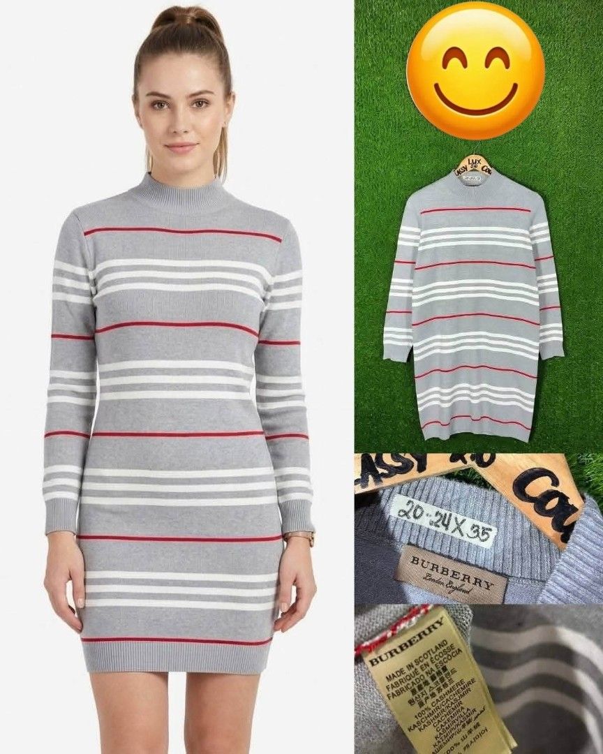 burberry knitted dress (Category: Luxury Apparel) located in San Jose del Monte. Submitted by luxurygarments (Listing ID 1469425337, Image 1). Description: .