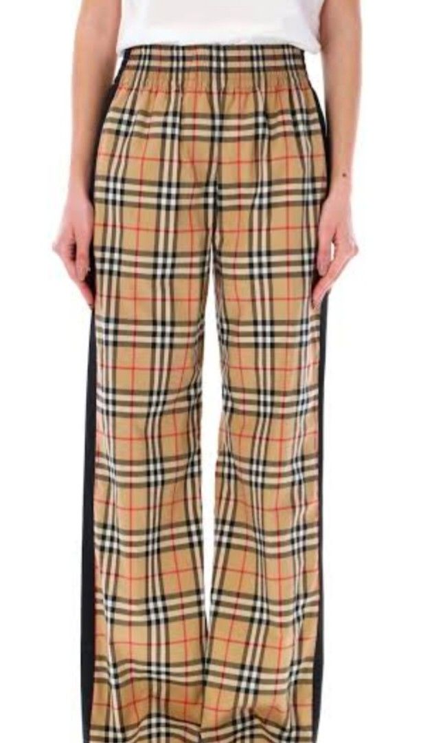 Burberry plaid pants (Category: Luxury Apparel) located in Bulacan. Submitted by ryldeal030912 (Listing ID 1469512950, Image 1). Description: excellent to new condition large 30" waistline 36" lenght 11" hem.