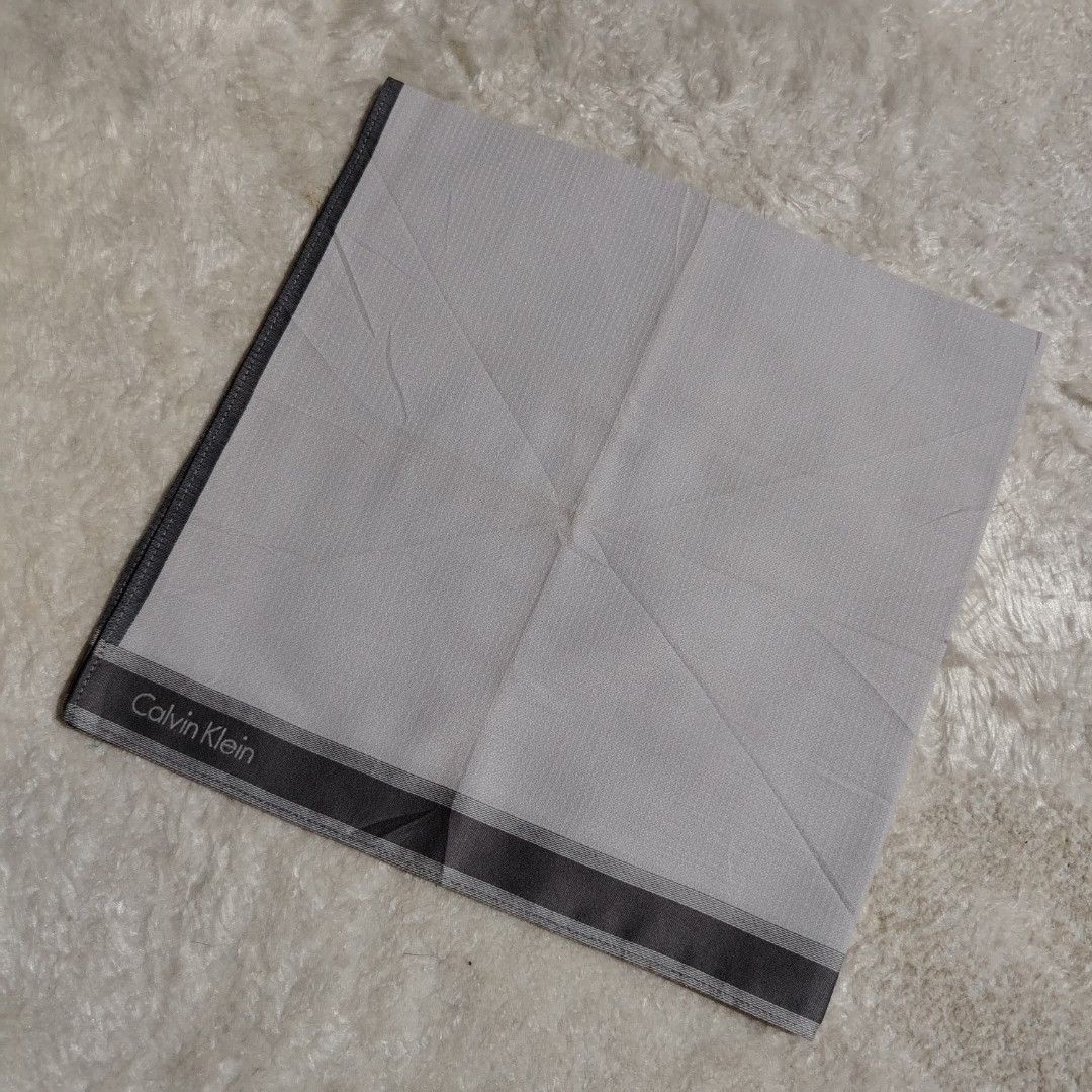 CALVIN KLEIN (Category: Handkerchief & Pocket Squares) located in Davao. Submitted by hankiescarveshawls. (Listing ID 1469502781, Image 2). Description: As packed💙.