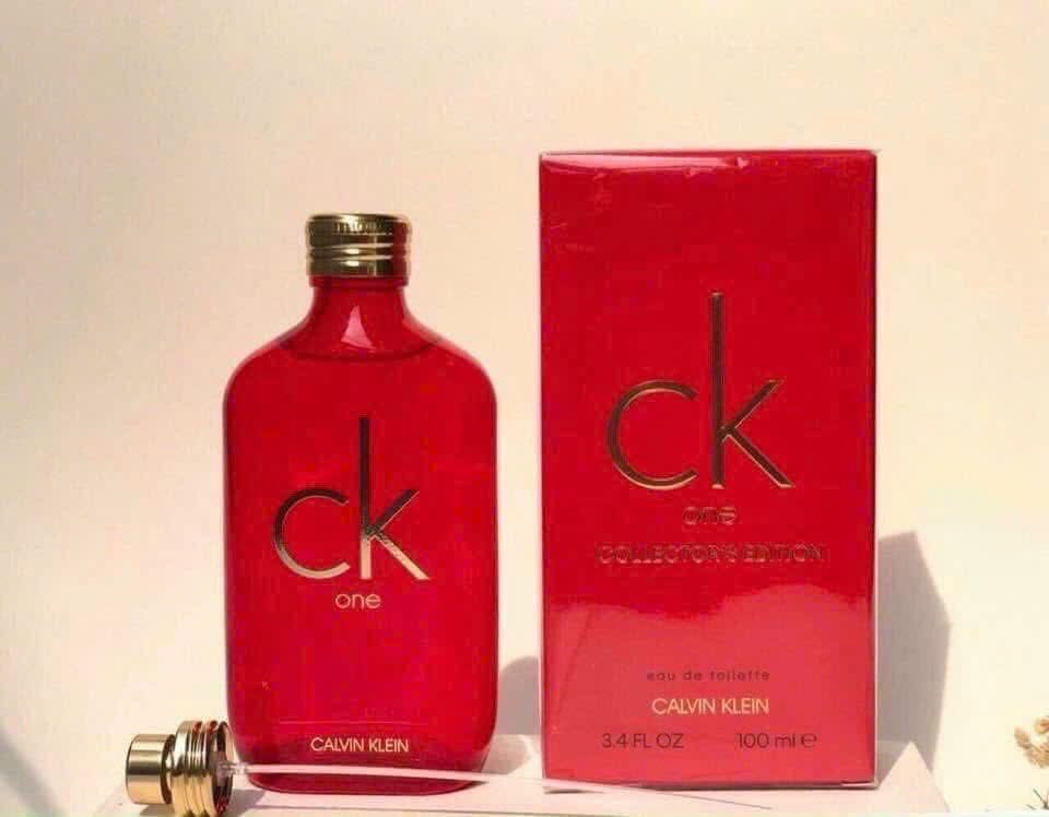 CALVIN KLEIN CK ONE COLLECTOR’S EDITION ❤️ (Category: Fragrance & Deodorants) located in Imus. Submitted by diana2999 (Listing ID 1469558274, Image 1). Description: CALVIN KLEIN CK ONE COLLECTOR’S EDITION ❤️ 100ML Eau de Toilette — ang classy ng red packaging! Perfect for personal use or pang-resell. Pre order .