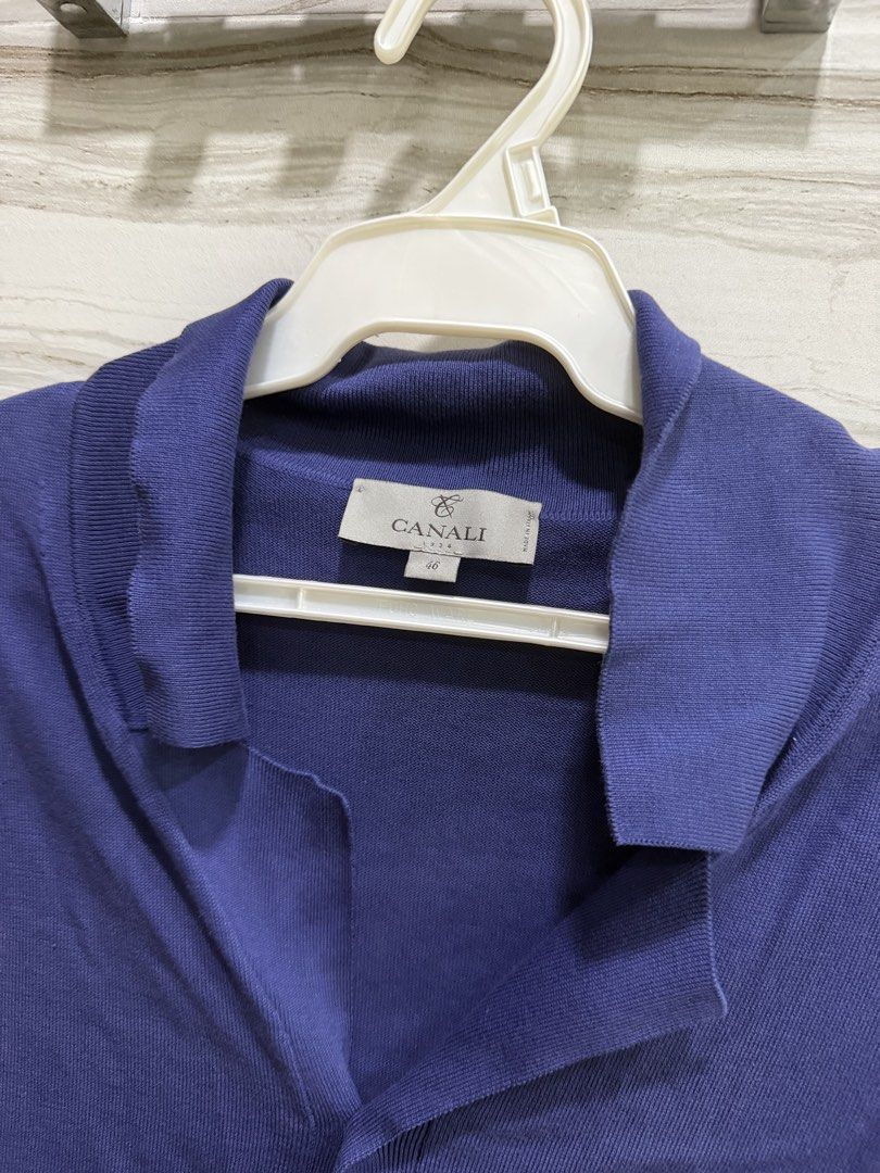 Canali Polo Shirt (Category: Luxury Apparel) located in Quezon City. Submitted by steph_hgo (Listing ID 1469398302, Image 2). Description: Brand new Unused Canali V neck tshirt Srp: 11,000 .