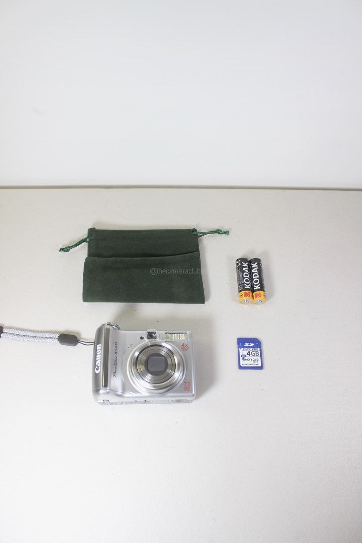 Canon PowerShot A560 7.1 MP Digital Camera (Category: Cameras) located in Tarlac. Submitted by thecouclub (Listing ID 1469497833, Image 2). Description: Canon PowerShot A560 7.1 MP Digital Camera ♡ ̆̈ CCD sensor ♡ ̆̈ built-in flash working ♡ ̆̈ movie mode (VGA) ♡ ̆̈ face detection ♡ ̆̈ red-eye reduction ♡ ̆̈ scene modes ♡ ̆̈ my colors ♡ ̆̈ 4x optical zoom ♡ ̆̈ 4x digital zoom ♡ ̆̈ date stamp ♡ ̆̈ optical viewfinder ♡ ̆̈ 2.5” LCD display ♡ ̆̈ all 