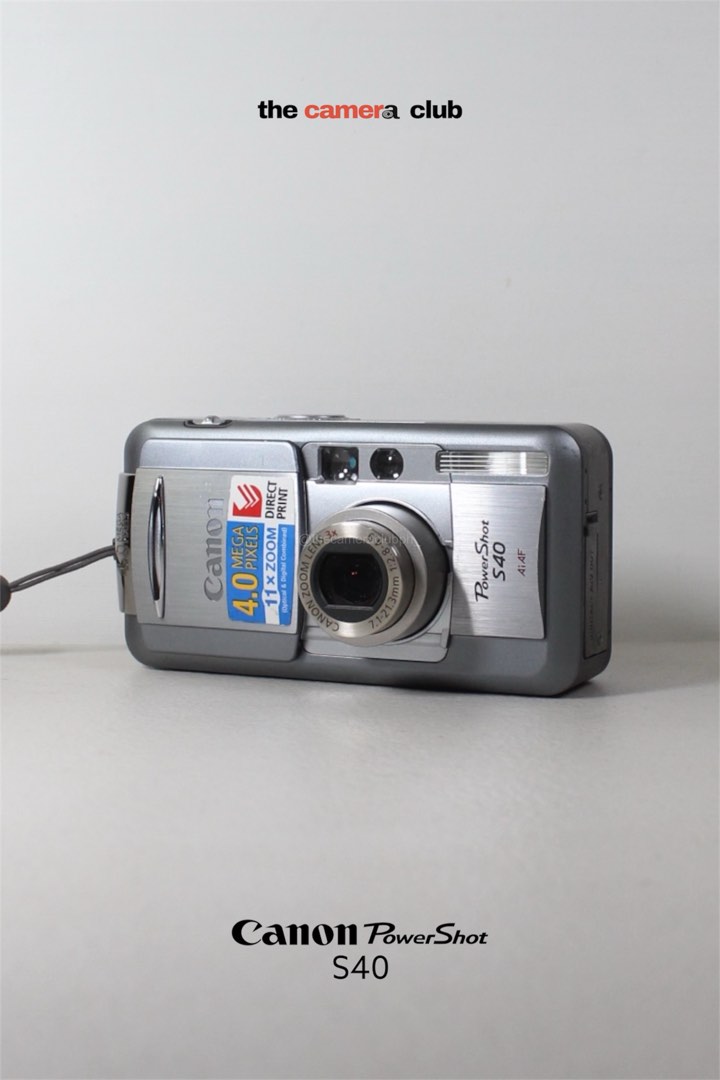 Canon PowerShot S40 4.0 MP Digital Camera, Photography, Cameras on ...
