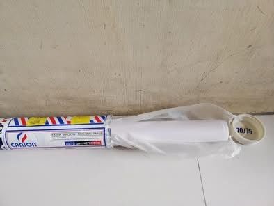 Canson Extra Smooth Tracing Paper Roll 42" X 20Yds (Category: Craft Supplies & Tools) located in Taguig. Submitted by thesleepypanda000 (Listing ID 1469467401, Image 3). Description: ‼️FOR SALE: CONTINUOUS TRACING PAPER‼️ - Brand: Canson (Made in France) - Type: Extra smooth tracing paper roll - Size & Weight: 42 inches x 20 yards, 70/75 gsm - Condition: Brand new, opened in original packaging with protective plastic - Storage: Stored properly in