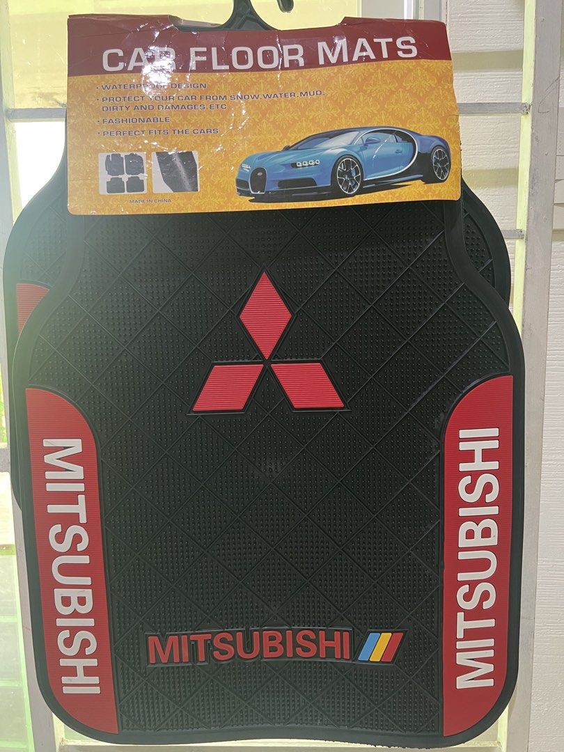 Car floor matting (Category: Upholstery, Seatcovers and Other Interior Parts and Accessories) located in Manila. Submitted by gh0yb00 (Listing ID 1469465113, Image 2). Description: Car floor matting "mitsubishi"sedan . .
