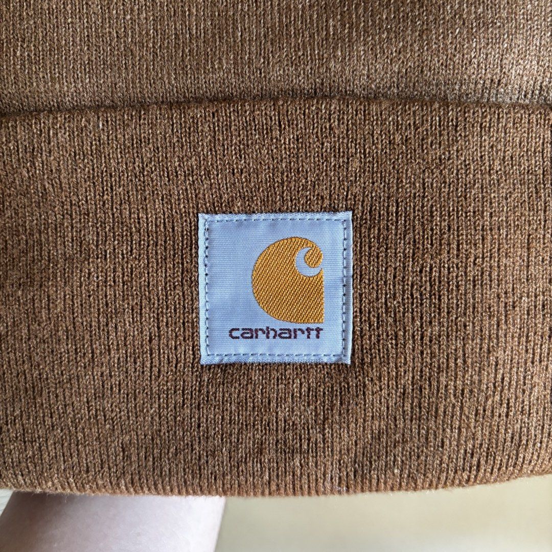 Carhartt A18 Watch Hat Beanie Brown (Category: Caps & Hats) located in Quezon City. Submitted by imwrt (Listing ID 1469536477, Image 2). Description: A18 Acrylic Watch Hat Bought in Japan One size fits all As new.