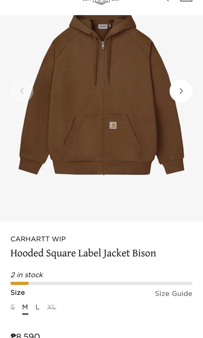 Carhartt Hooded Square Label Jacket (Category: Coats, Jackets and Outerwear) located in Angeles City. Submitted by brkebys (Listing ID 1469401967, Image 1). Description: Excellent condition No issue.