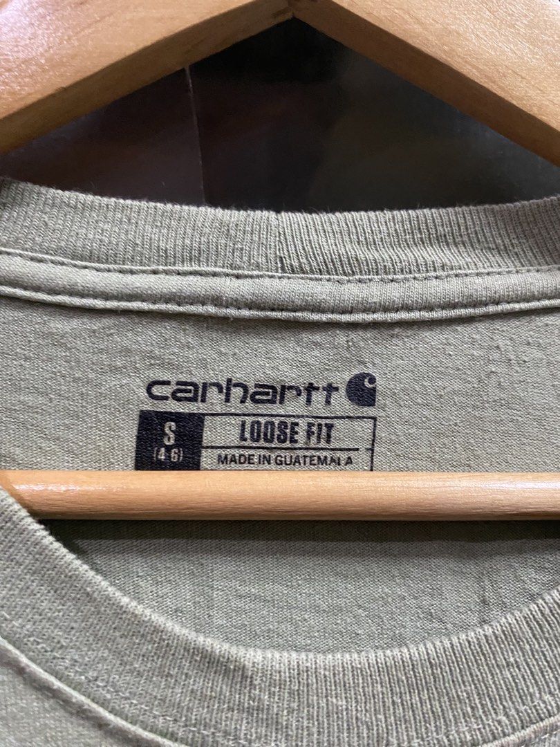 Carhartt Longsleeve (Category: Activewear) located in Kalibo. Submitted by rvna23 (Listing ID 1469409120, Image 3). Description: Carhartt Spellout Longsleeve Small loose tags 19 X 25 .