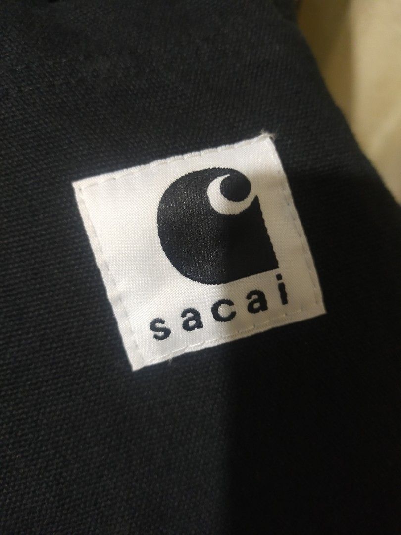 Carhartt Sacai Michigan Jacket (Category: Coats, Jackets and Outerwear) located in Manila. Submitted by patinacollectives2.0 (Listing ID 1469538112, Image 2). Description: Carhartt Sacai Michigan Jacket Size L 23x28 Thrifted Brand new condition No issues Cleaned and ready to be worn 2799+SF Negotiable for sure buyers Marikina location Shipping via Lalamove or J&T.