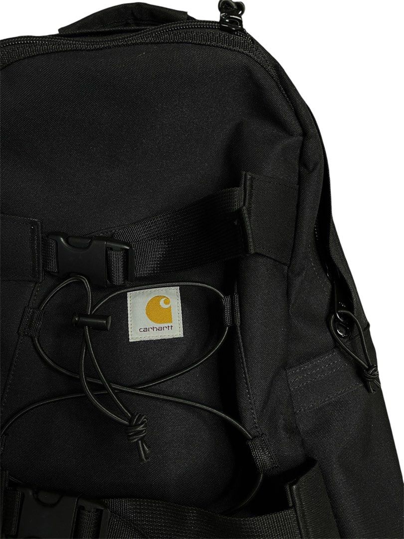 CARHARTT WIP Kickflip Backpack Black Authentic (NotThrifted) (Category: Backpacks) located in Rizal. Submitted by minsantumrift (Listing ID 1469500954, Image 2). Description: CARHARTT WIP Kickflip Backpack Black Authentic (NotThrifted) Condi: 9.5/10 crispy Used once Bought it for 6,990 CarharttWip Manila Price 5,000 📍Binangonan Rizal.