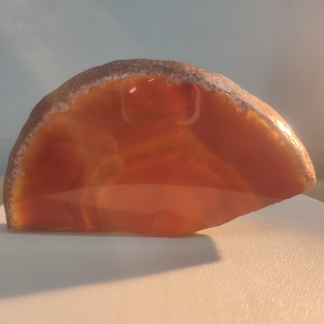 Carnelian Slab (Category: Precious Stones) located in Taguig. Submitted by joyofcrystals (Listing ID 1469445252, Image 2). Description: 🌸 Carnelian Slab 🌸 Length: 98.3mm Width: 57.1mm Weight: 89grams 🌸 Quick note on shipping & payment: 💳Payments are done via GCash or Bank Transfer prior to shipping ✨ 🚚Shipping fee is covered by the buyer 🚚 ✨Once payment is confirmed, I’ll safely wrap your crystal with love and have it on its way to you in p