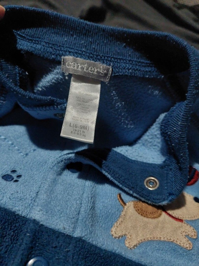 Carters All over Frogsuit 6-9m boy (Category: Babies & Kids Fashion) located in Manila. Submitted by ashibambum_05 (Listing ID 1469527008, Image 2). Description: .