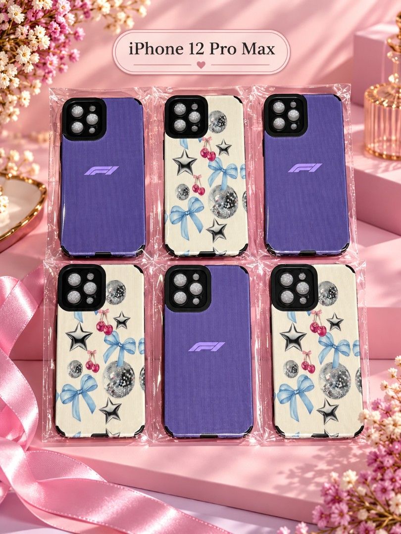 Case for iPhone 12, 12 Pro & 12 Pro Max (Category: Cases & Sleeves) located in Imus. Submitted by _justrandomstuff (Listing ID 1469475076, Image 3). Description: 📱 PHONE CASE ✨ Gustong magpalit ng phone case without spending too much? Ito na ang sign mo! 🛍️💕 🌸 SELECTED DESIGNS ✨ ₱50 EACH 🔥 3 FOR ONLY ₱100! Yes, tatlong phone cases na for ₱100 lang! 😍 💎 PREMIUM DESIGNS — ₱70 EACH For those who want something extra cute and stylish! ✨ Availa