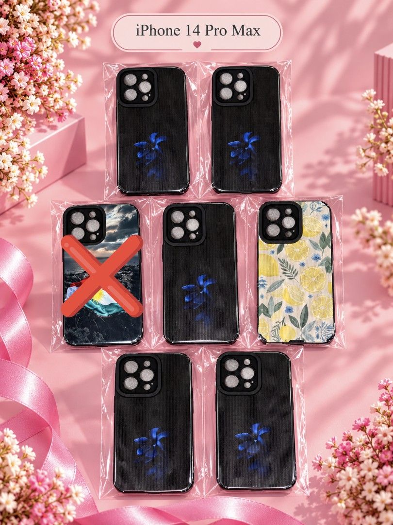 Case for iPhone 14, 14 Pro, 14 Pro Max & 14 Plus (Category: Cases & Sleeves) located in Imus. Submitted by _justrandomstuff (Listing ID 1469476644, Image 3). Description: 📱 Looking for an affordable phone case? Selected designs are ₱50 each or 3 for ₱100, plus premium designs for ₱70 each! Sulit na pang-daily use. Message me your iPhone model to check available designs. Limited stocks only!.