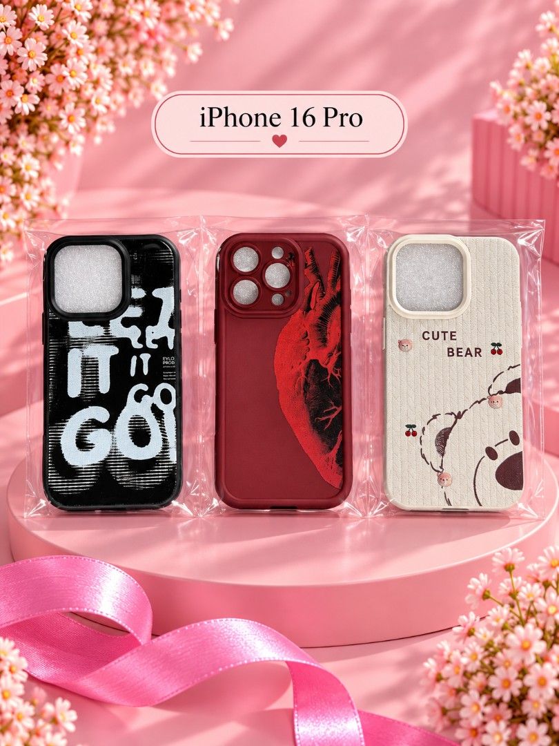 Case for iPhone 16, 16 Pro, 16 Pro Max & 16 Plus (Category: Cases & Sleeves) located in Imus. Submitted by _justrandomstuff (Listing ID 1469476148, Image 2). Description: .
