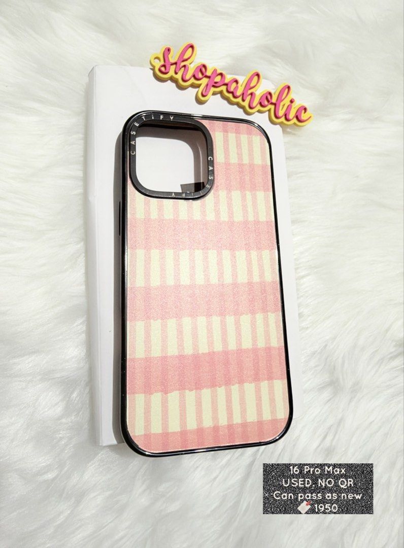 Casetify Impact Magsafe Case Iphone 16 Pro Max (Category: Cases & Sleeves) located in Caloocan City. Submitted by shopaholic.nej (Listing ID 1469539918, Image 1). Description: SELDOM USED. CAN PASS AS NEW. Note: All sales are final. I do not accept returns, refunds and exchanges. 📍North Caloocan 💰Gcash / BPI / Maribank 🚚 grab/lalamove/J&T (no shapi checkout) .
