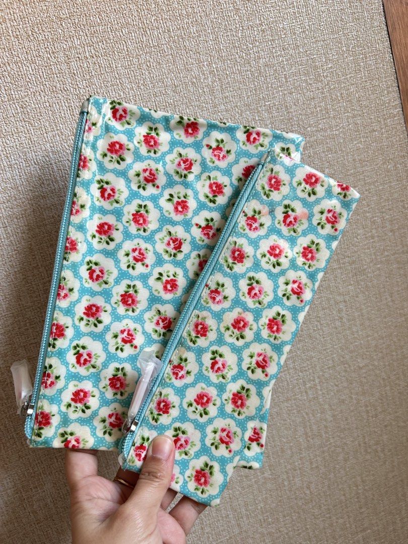 Cath Kidston travel Pouch (Category: Travel Essentials & Accessories) located in Puerto Princesa. Submitted by kanejela (Listing ID 1469432775, Image 3). Description: Brand new with flaw (yellowish- due to storage) With mirror and 2 detachable pouches. .