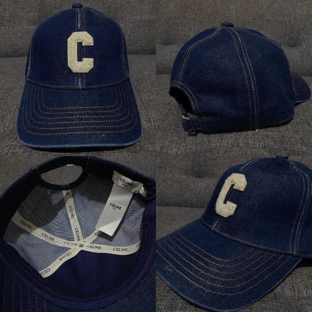 Celine C Initial Logo Denim Baseball Cap (Category: Hats & Beanies) located in Antipolo. Submitted by JPtrendshop (Listing ID 1469434852, Image 1). Description: .