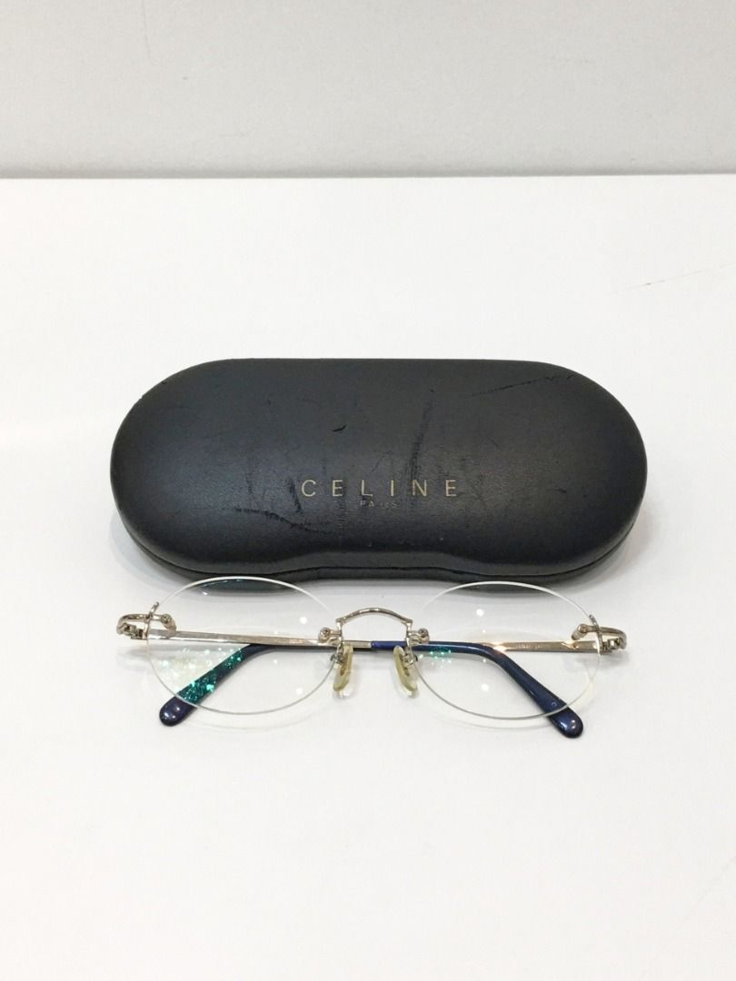 CELINE Oval Rimless Eyeglasses - Preloved Authentic (Category: Luxury Accessories) located in Santa Rosa. Submitted by brandieshoppe (Listing ID 1469446039, Image 1). Description: Note: Temple tip is color dark blue. ✅ Authentic/Original Preloved ✅ From Japan Auction ✅ Money-back Guaranteed If Proven Fake ✅ Message Us For More Details ✅ Open for Layaway Disclaimer: All items sold are preloved unless otherwise stated as brand new. As pre-owned ite