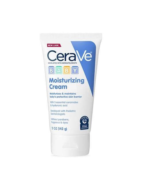 CeraVe Baby Moisturizing Cream 5 oz (Category: Face Care) located in Quezon City. Submitted by jfriaz (Listing ID 1469502812, Image 2). Description: - Product: CeraVe Baby Moisturizing Cream - Quantity: 2 tubes (5 ounces each) - Condition: Brand new, unused, and unopened - Key Ingredients: Ceramides and Hyaluronic Acid - Benefits: Protects baby skin barrier, keeps skin soft and hydrated - Formula: Fragrance-free and paraben-free - Safety: Develop