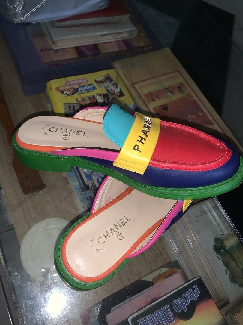Chanel x Pharrell Multi-color Mules (Category: Loafers) located in Manila. Submitted by prel0vedbywana (Listing ID 1469417501, Image 2). Description: HEARING OFFERS.